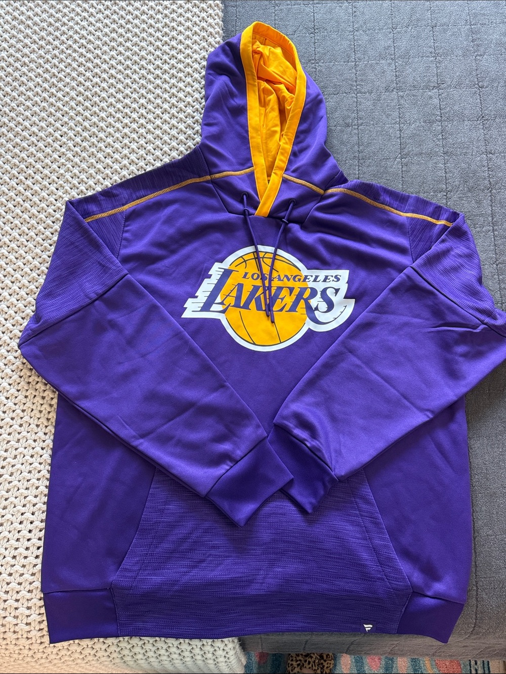 Fanatics Purple and Gold LA Lakers Pullover